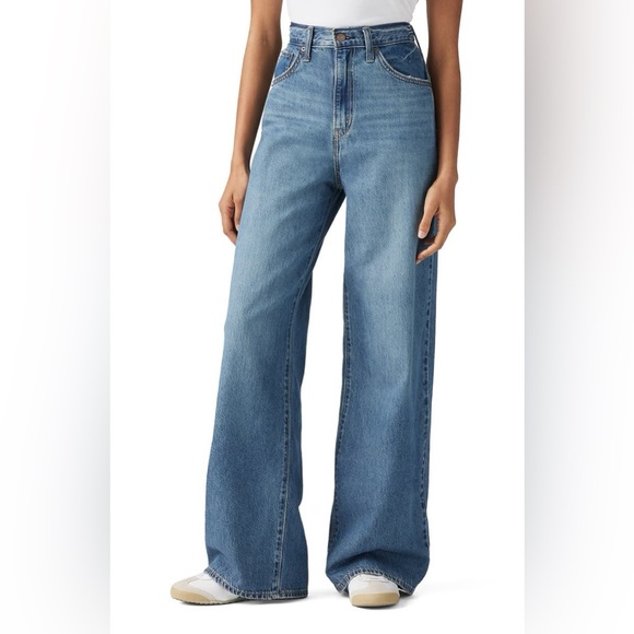 Levi's Denim - Levi’s Cinch Baggy Jeans Blue Midwash 27 EUC